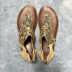Women's Leopard Print Sandals